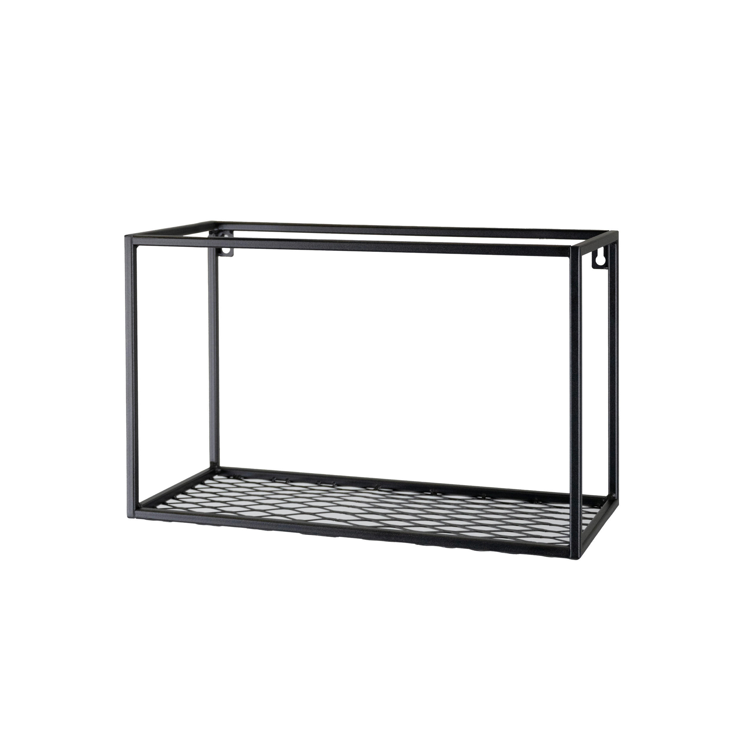 WANDREGAL  - Schwarz, Design, Metall (19/47/25cm)