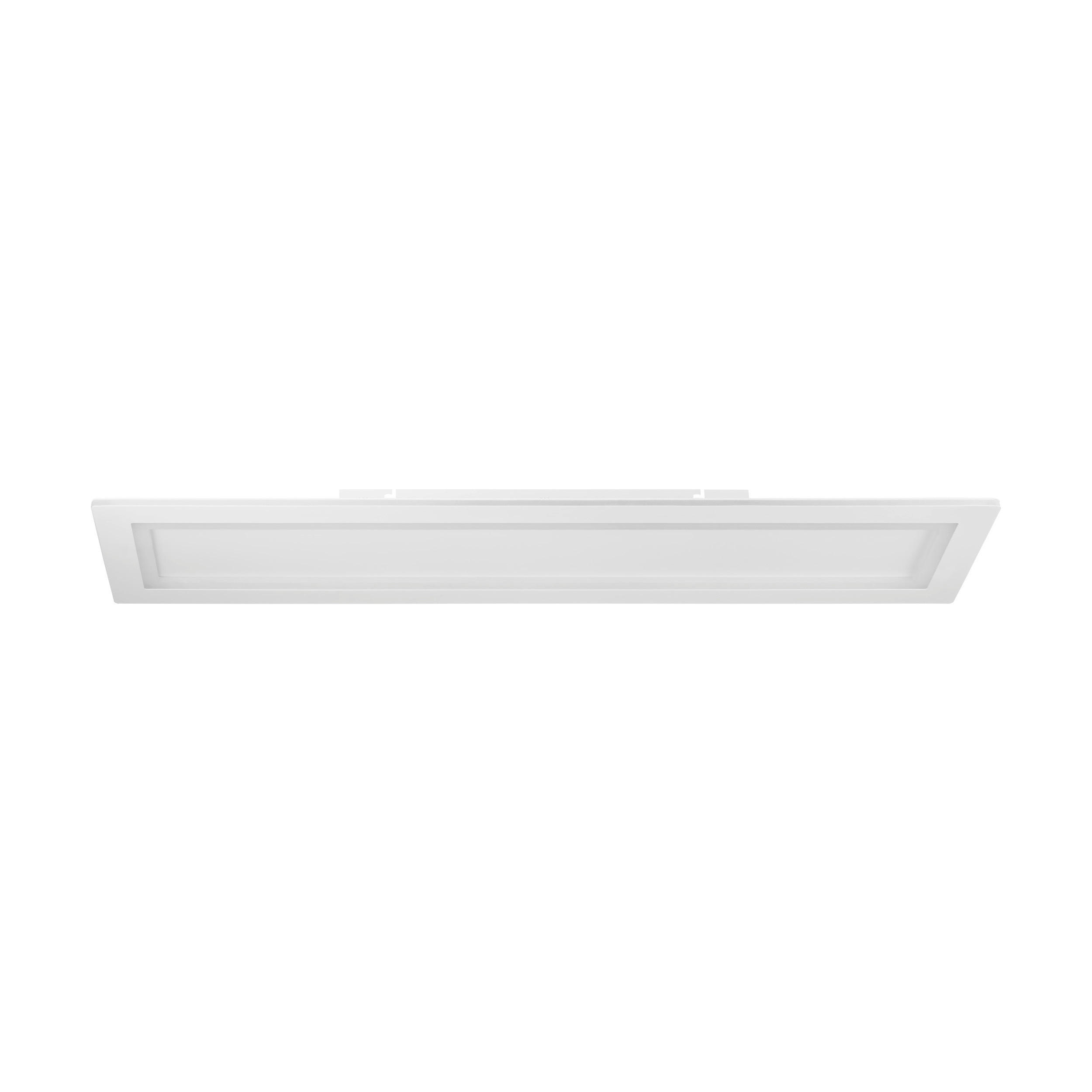 LED-DECKENLEUCHTE Padrogiano  Smart   - Weiß, Basics, Kunststoff/Metall (120/30cm) - Eglo