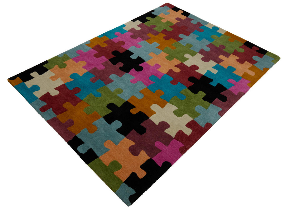ORIENTTEPPICH  Wohnzimmer 70/140 cm Fröhlich & Freund Multicolor rechteckig  - Multicolor, Design, Textil (70/140cm) - Cazaris