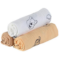 STOFFWINDELSET   Winnie Puuh 3-teilig  - Weiss/Gelb, Trend, Textil (70/70cm) - Disney