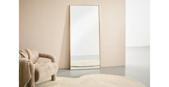 WANDSPIEGEL 80/170/2,5 cm    in rechteckig  - Goldfarben, Trend, Glas/Holzwerkstoff (80/170/2,5cm) - Landscape