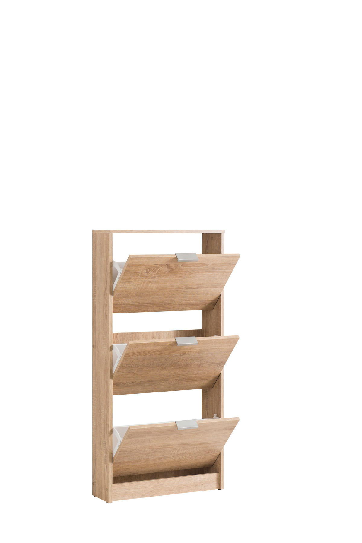 BILLENŐS CIPŐSSZEKRÉNY 58/119/18 cm  - Sonoma tölgy, Basics, faalapú anyag (58/119/18cm) - Boxxx