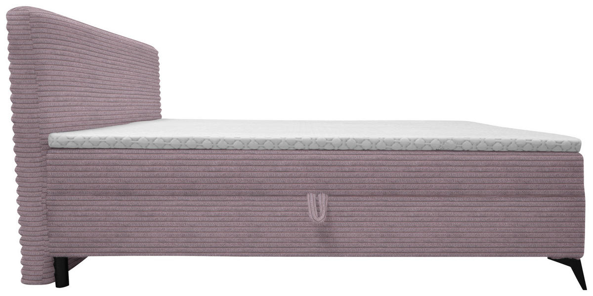 BOXBETT 180/200 cm  in Lila  - Lila/Schwarz, Design, Holz/Holzwerkstoff (180/200cm) - Xora