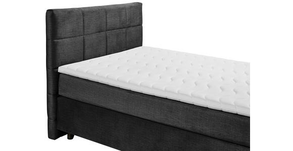 BOXSPRINGBETT 140/200 cm in Schwarz - Schwarz, Design, Holzwerkstoff/Kunststoff (140/200cm) - Xora