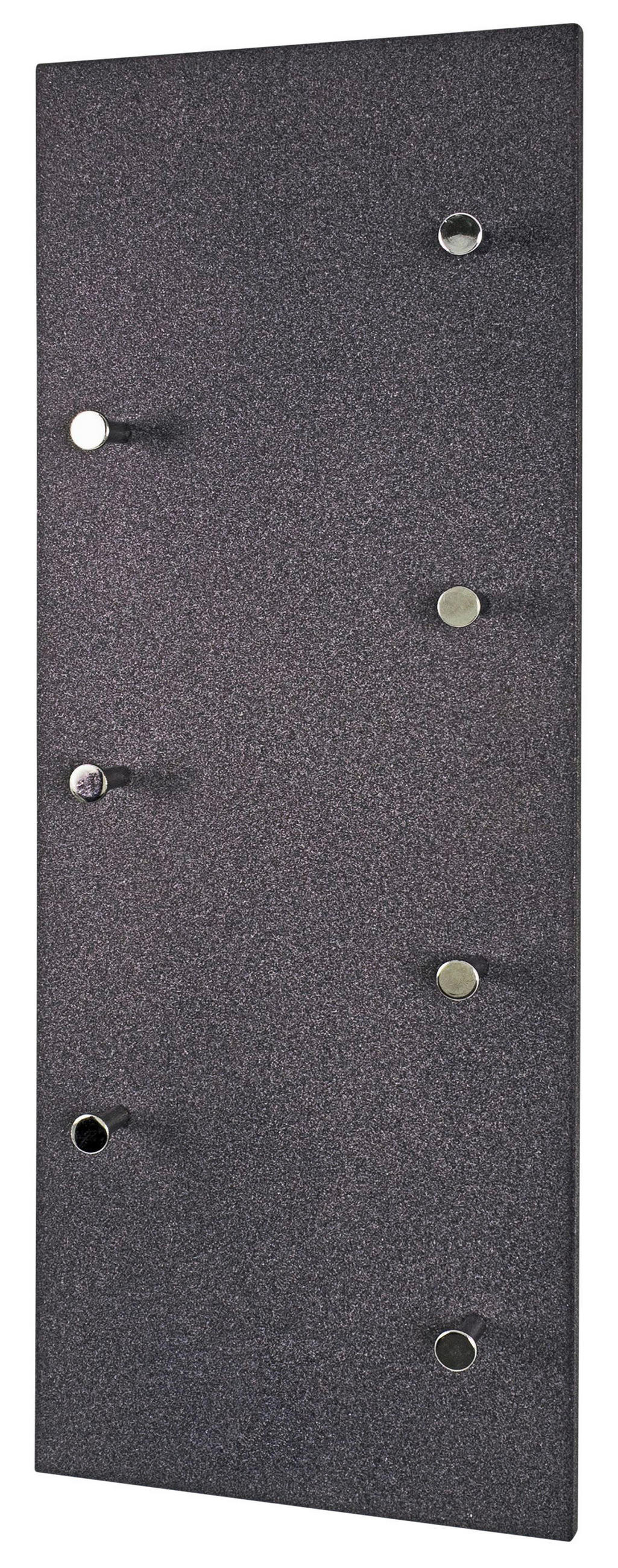 STENSKI OBEŠALNIK - barve kroma/siva, Design, kovina/leseni material (80/30/5,5cm) - Boxxx