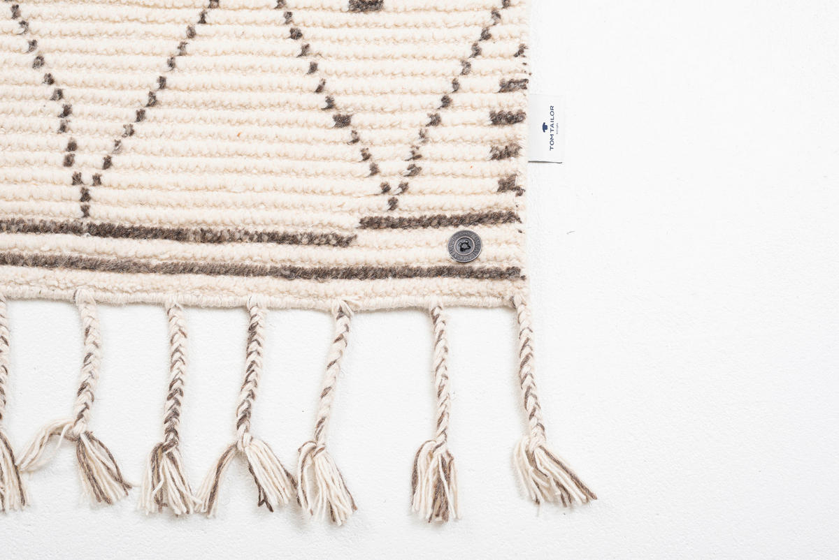 TEPPICH 65/135 cm Naturfarben  - Naturfarben, Design, Textil (65/135cm) - Tom Tailor