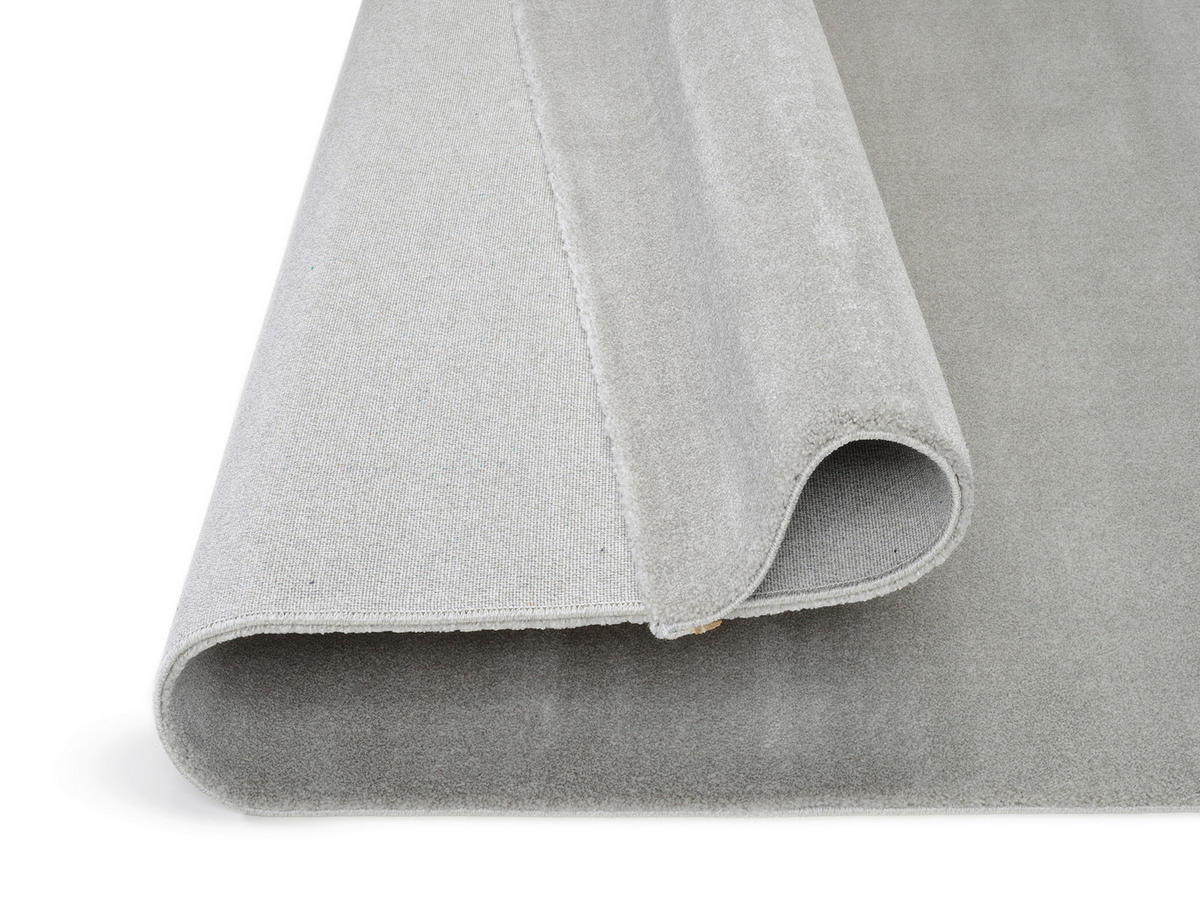 WEBTEPPICH 120/170 cm Silberfarben  - Silberfarben, Basics, Textil (120/170cm) - Novel