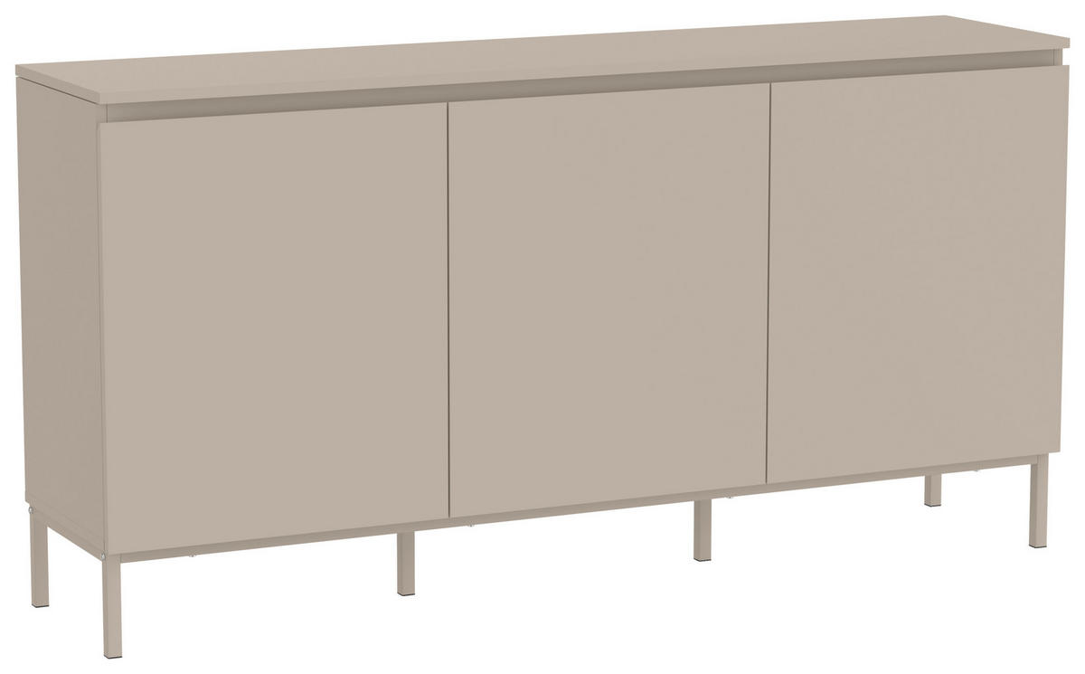 SIDEBOARD 150/77/35 cm  - kashmir, Design, metall/trämaterial (150/77/35cm) - home24