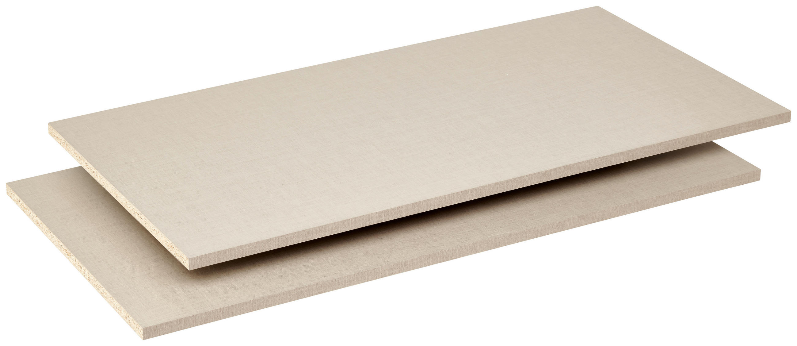 EINLEGEBODENSET 88/1,6/45 cm 2-teilig Grau  - Grau, MODERN, Holzwerkstoff (88/1,6/45cm) - Rauch Möbel