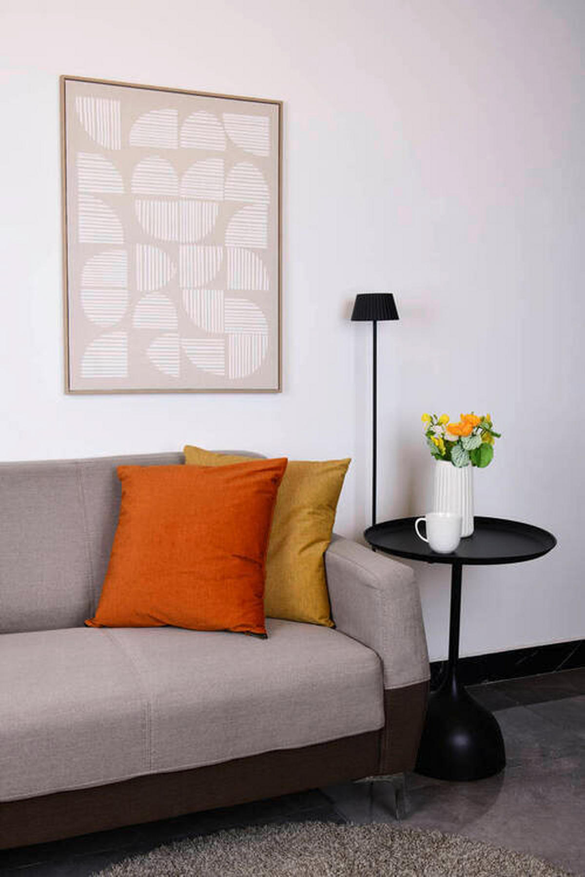 ZIERKISSEN  - Orange, Basics, Textil (45/10/45cm)