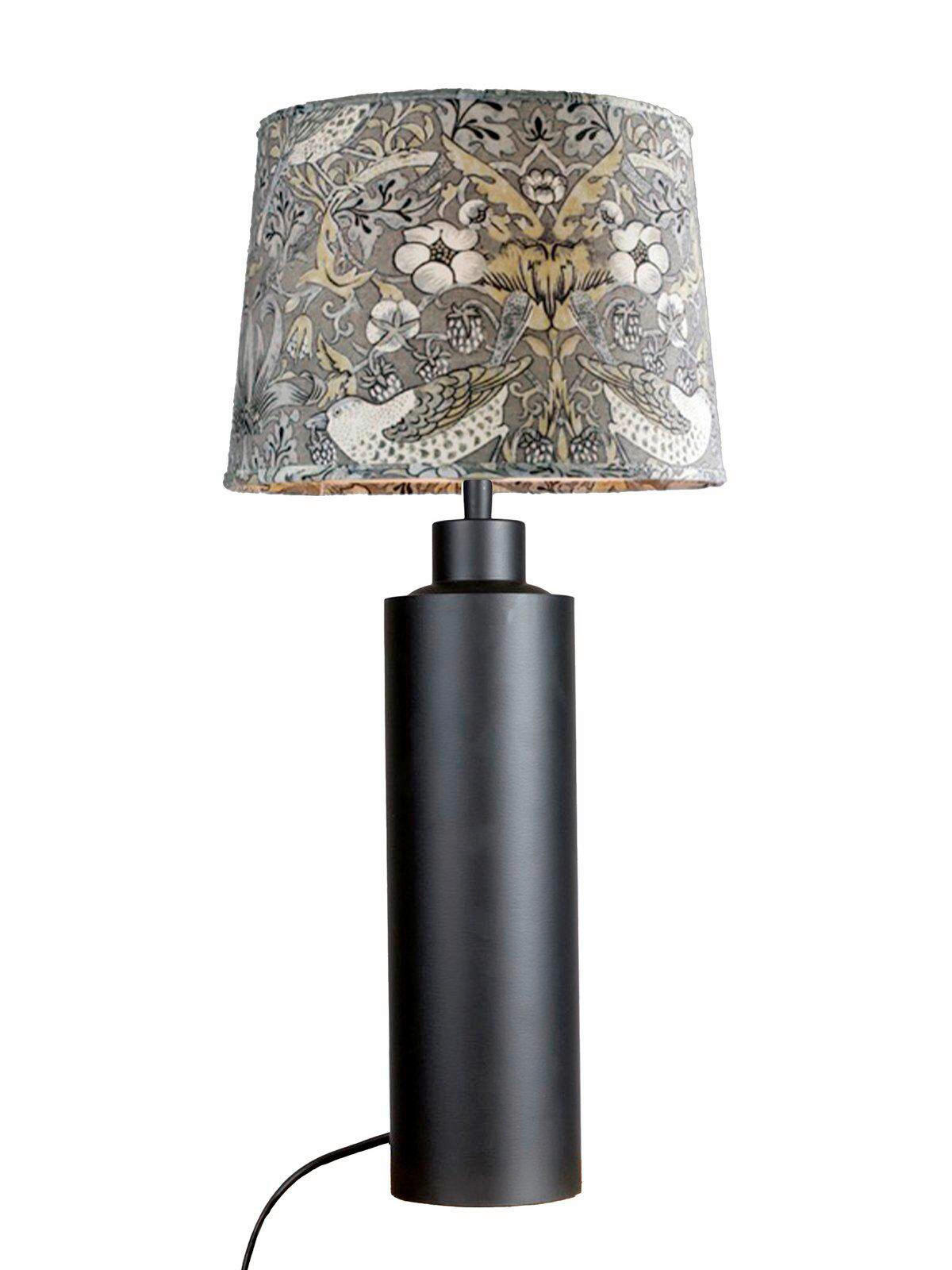 TISCHLEUCHTE Solo   - Schwarz/Grün, KONVENTIONELL, Metall (58cm) - PR Home