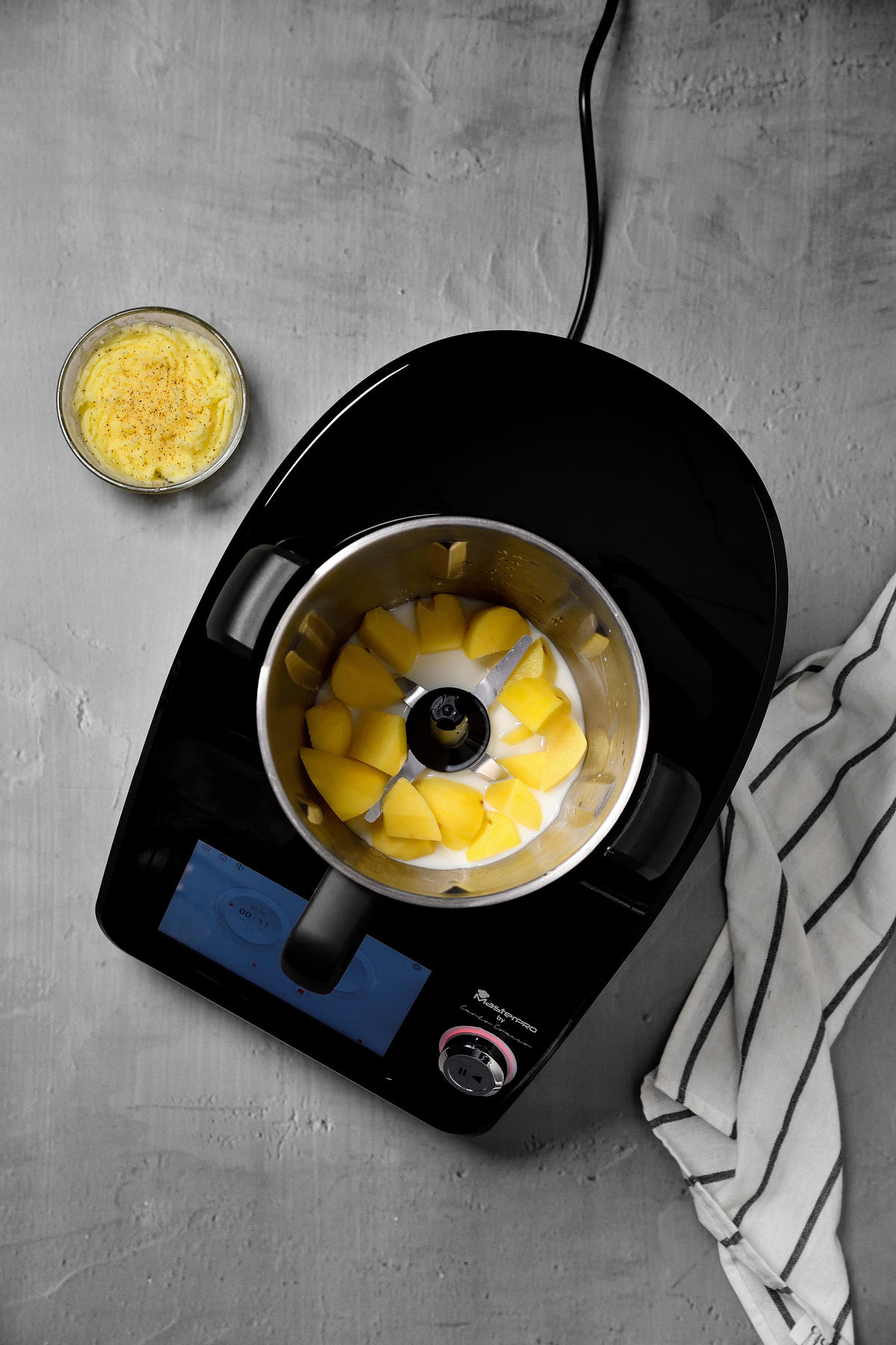 MULTICOOKER BY CARLO CRACCO  - Silberfarben/Schwarz, Trend, Metall (33.8/57/47.7cm)