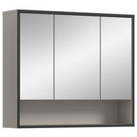 ZRCADLOVÁ SKŘÍŇKA, kašmírová, kašmírová, 80/68/19 cm - kašmírová, Moderní, kov/kompozitní dřevo (80/68/19cm) - MID.YOU