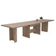 ESSTISCH in Holzwerkstoff 160-320/90/76 cm  - Eichefarben, Basics, Holzwerkstoff (160-320/90/76cm) - Carryhome