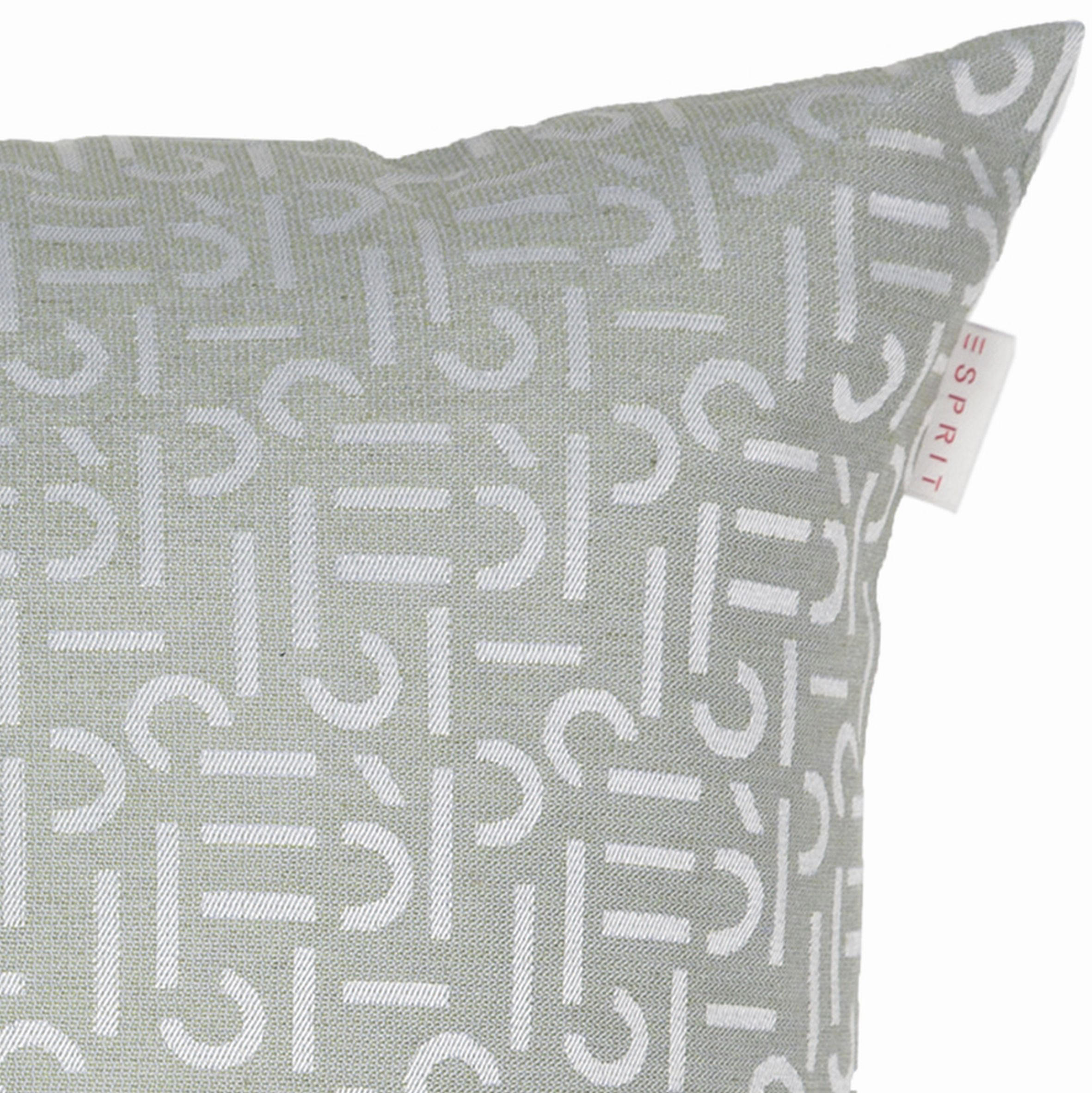 KISSENHÜLLE E-SCATTER Scatter 45/45 cm  - Jadegrün/Salbeigrün, KONVENTIONELL, Textil (45/45cm) - Esprit