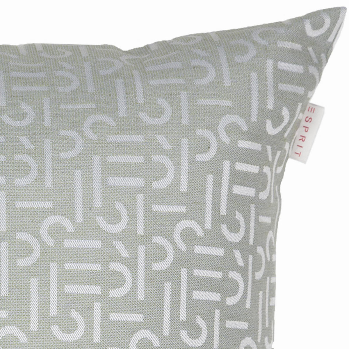 KISSENHÜLLE E-SCATTER Scatter 45/45 cm  - Jadegrün/Salbeigrün, Konventionell, Textil (45/45cm) - Esprit