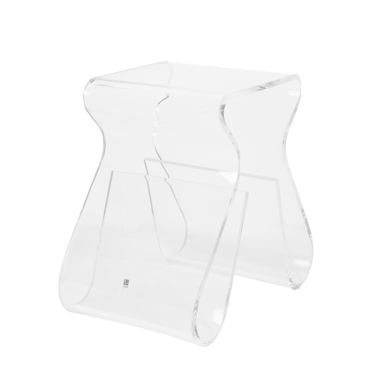 SIDOBORD i plast  - transparent, Basics, plast (42/43/29cm) - Umbra