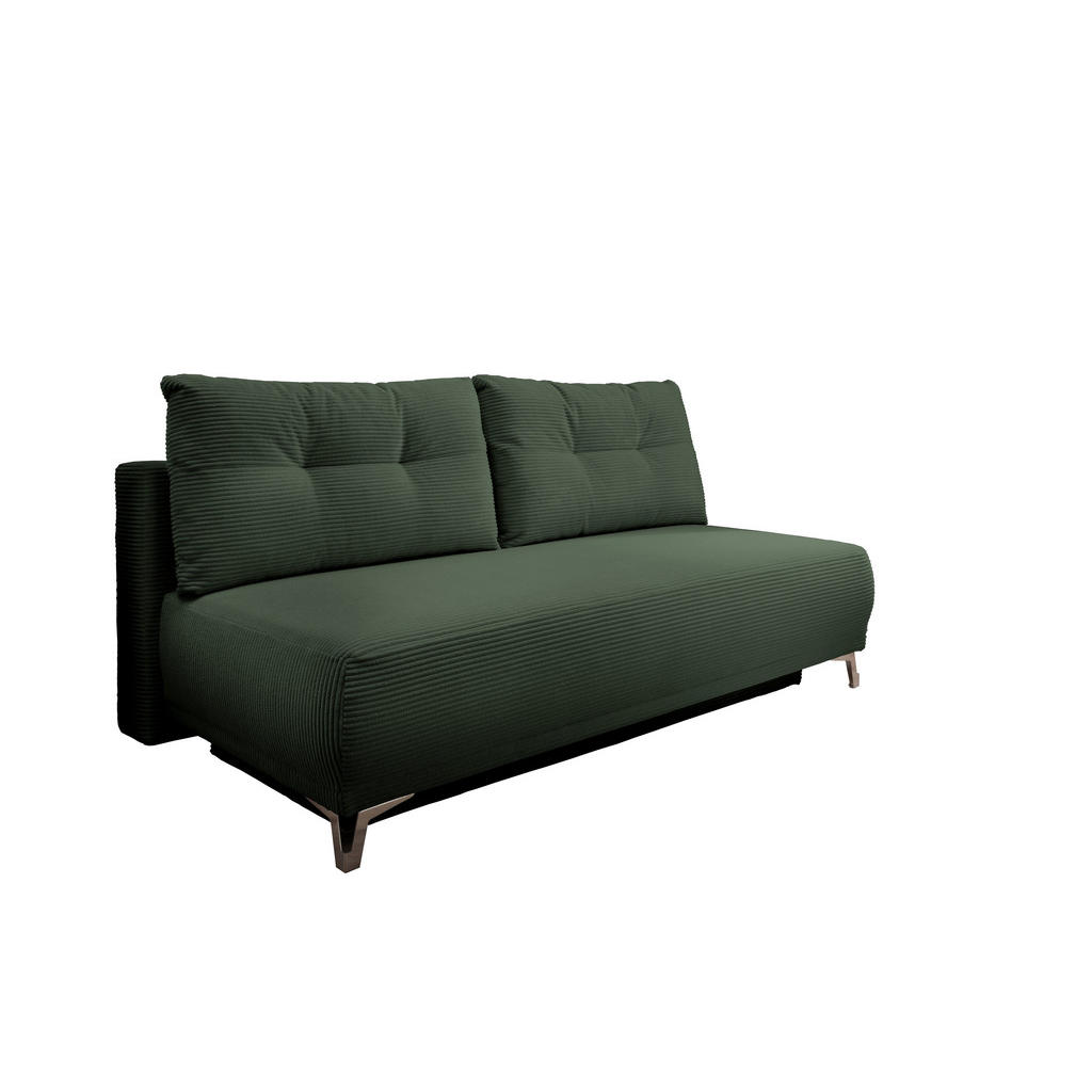 Thumbnail - Livetastic Schlafsofa, Grün, Textil, Uni, 2-Sitzer, Füllung: Schaumstoff, 198x90x100 cm, Made in Europe, Liegefunktion, ...