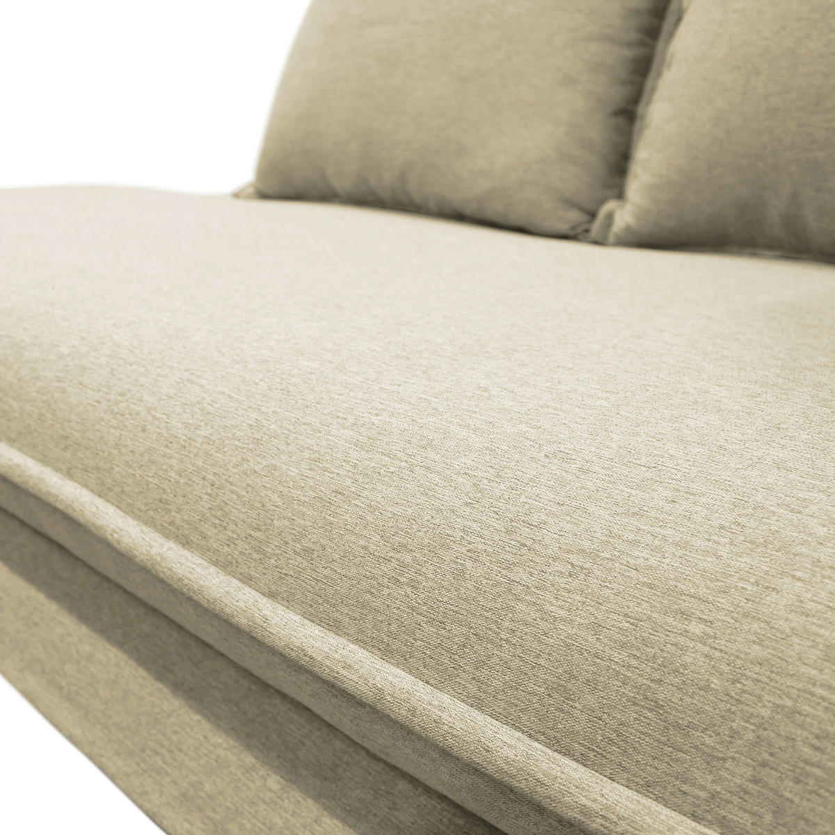 LIEGE in Flachgewebe Creme  - Silberfarben/Creme, Design, Kunststoff/Textil (224/84/99/107cm) - MID.YOU