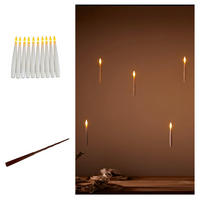 LED-KERZENSET  - Weiß, Basics, Kunststoff (1,5/15,5cm)