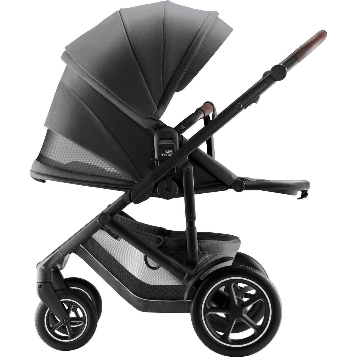 KINDERWAGEN  Smile 5Z  Mineral Grey  - Grau, Basics, Textil/Metall (57/112/97.7cm) - Britax Römer