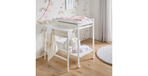 WICKELTISCH - Weiß Hochglanz, Basics, Holz/Holzwerkstoff (92/59/84cm) - My Baby Lou