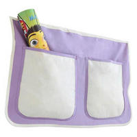 BETTTASCHE - Beige/Lila, KONVENTIONELL, Textil (56/32/2cm) - MID.YOU