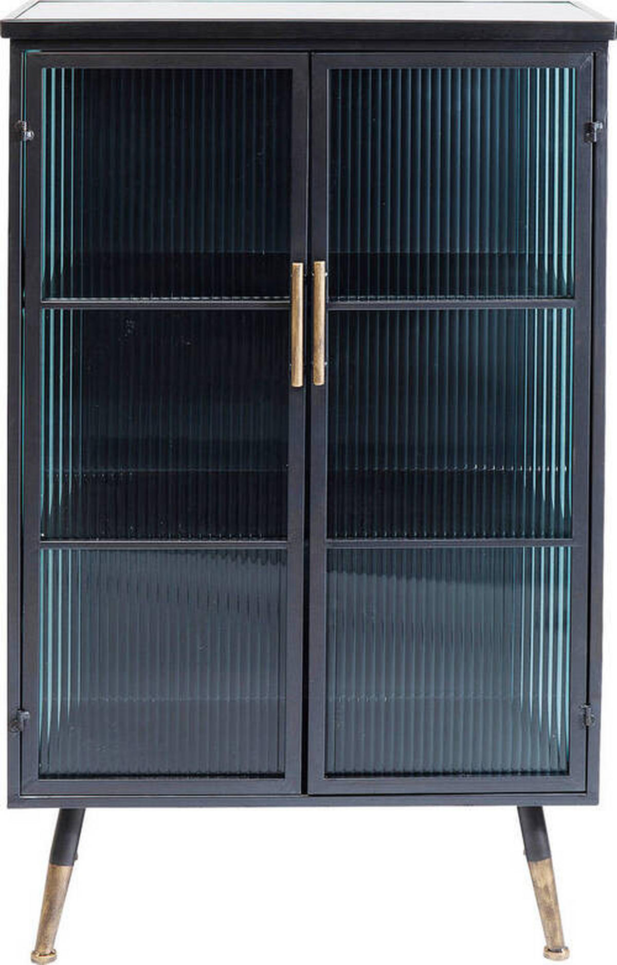 HIGHBOARD  in 72/120/38 cm  - Anthrazit/Messingfarben, Trend, Glas/Holzwerkstoff (72/120/38cm) - Kare-Design