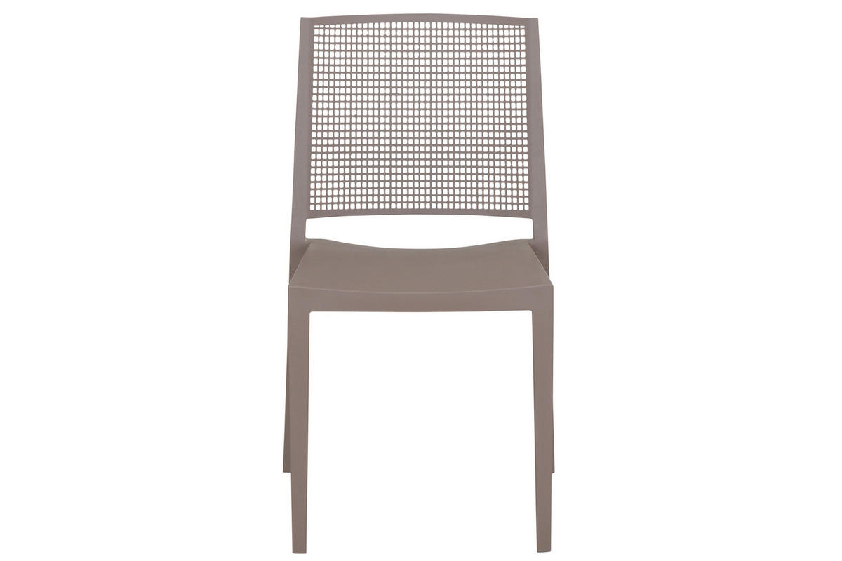 GARTENGARNITUR 3-teilig  - Taupe, Basics, Holzwerkstoff/Kunststoff (70/80/70cm) - Siena Garden