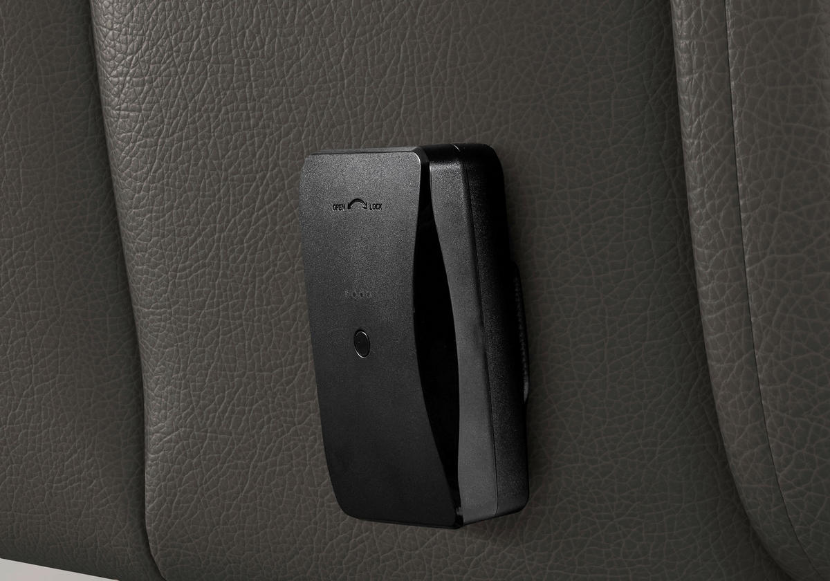 RELAXSESSEL in Leder Anthrazit  - Anthrazit/Silberfarben, Basics, Leder/Metall (70/124/85cm) - Sit & More