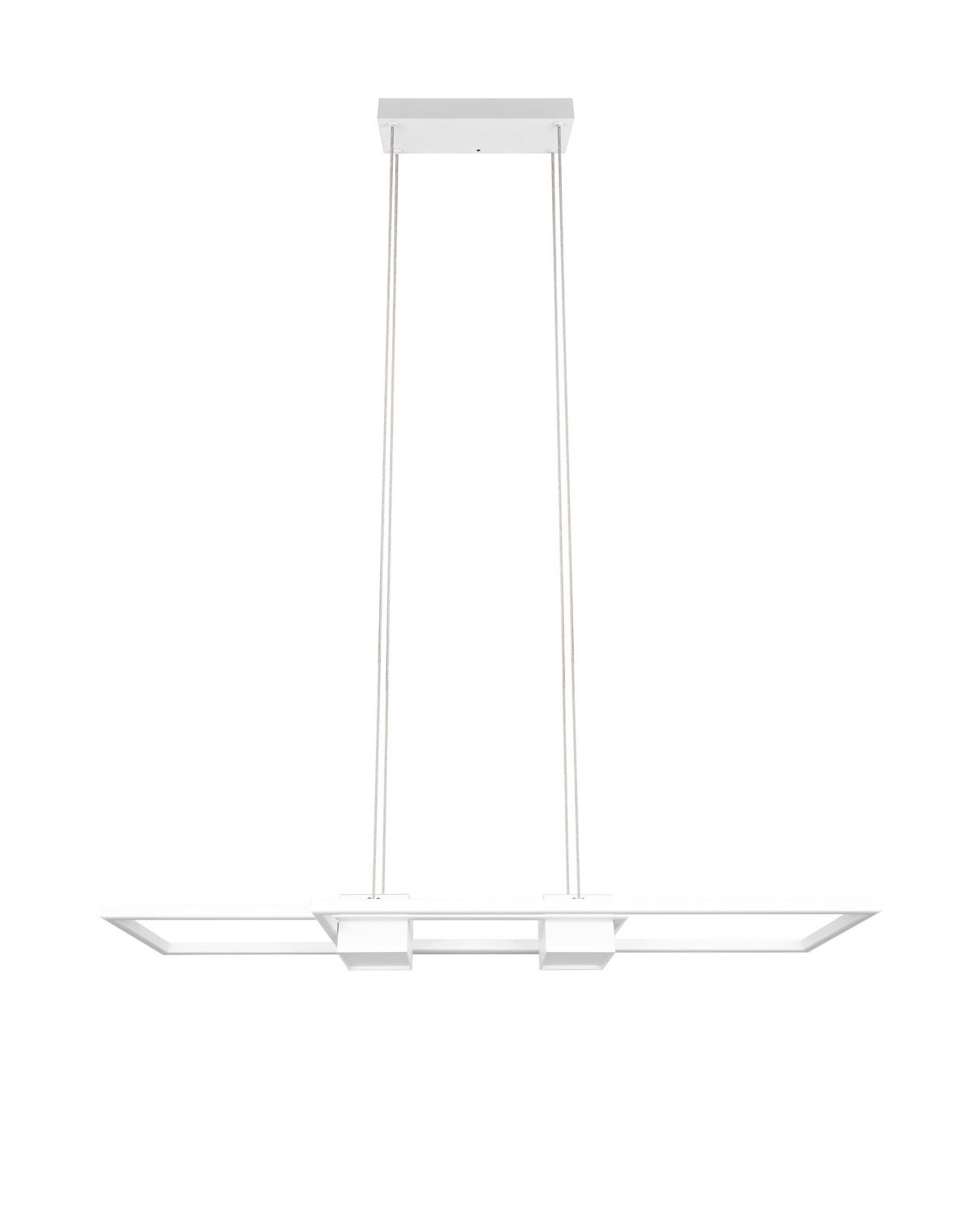 LED-PENDELLAMPA Albany 100/28/150 cm  - vit, Design, metall (100/28/150cm) - Trio Leuchten