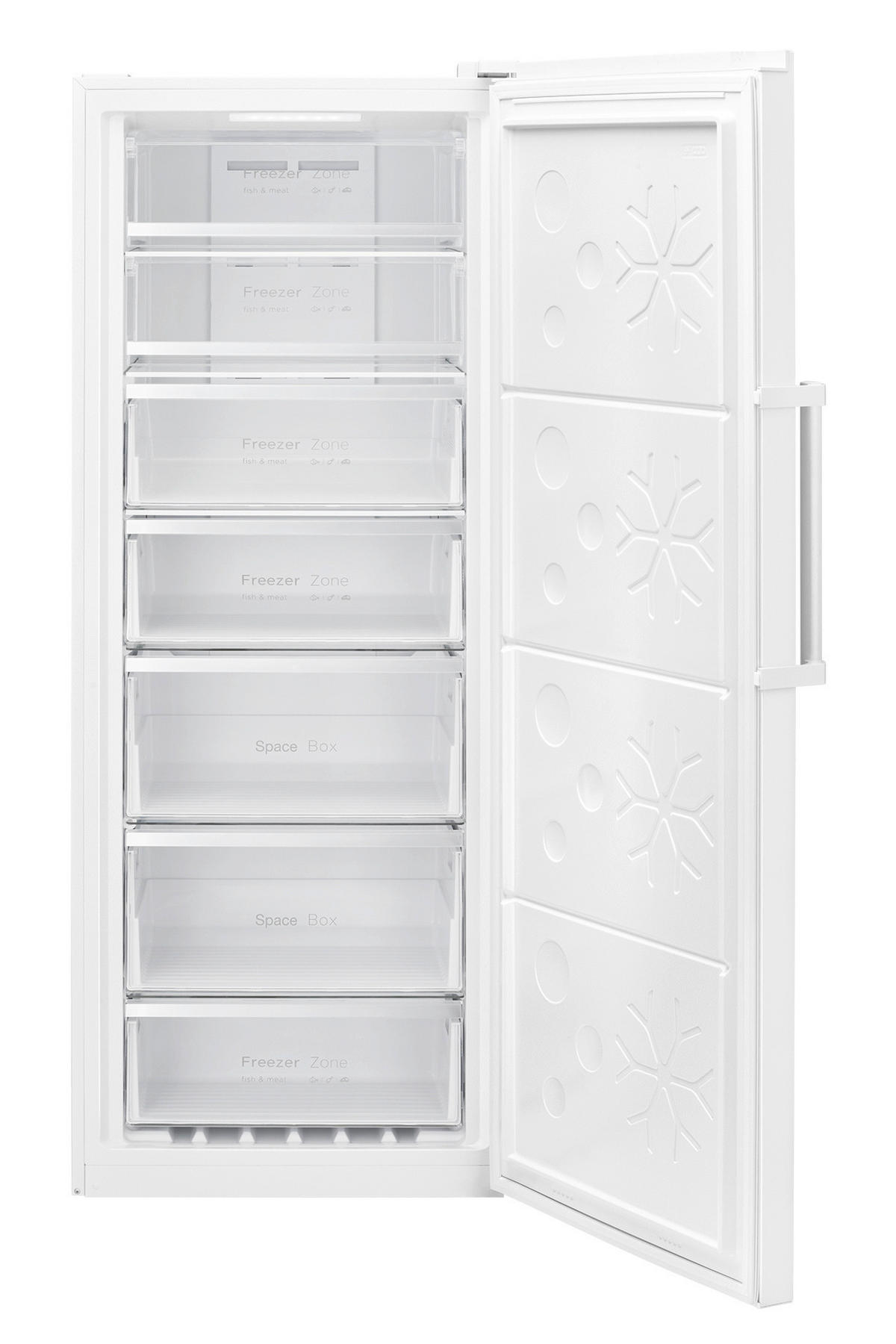 GEFRIERSCHRANK GSVS 7365  - Weiß, Trend, Metall (71.0/185.5/70.5cm) - Bomann