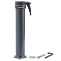 STANDROHR - Anthrazit, Basics, Metall (13/37/10cm) - Glatz