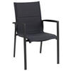 STAPELSTUHL in Metall, Textil Anthrazit, Grau  - Anthrazit/Grau, Basics, Textil/Metall (72/89/60cm) - Tierra Outdoor