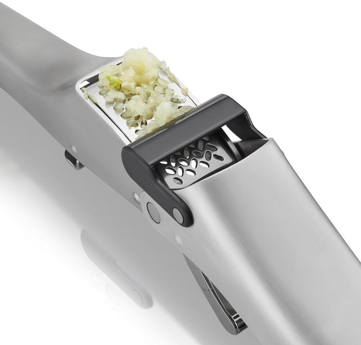 KNOBLAUCHPRESSE Garlico  - Edelstahlfarben, Basics, Kunststoff/Metall (20,6/3,7/6,2cm) - Gefu