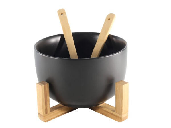 SET ZA SOLATO     23.5/14.5 cm       - črna, Basics (23.5/14.5cm)