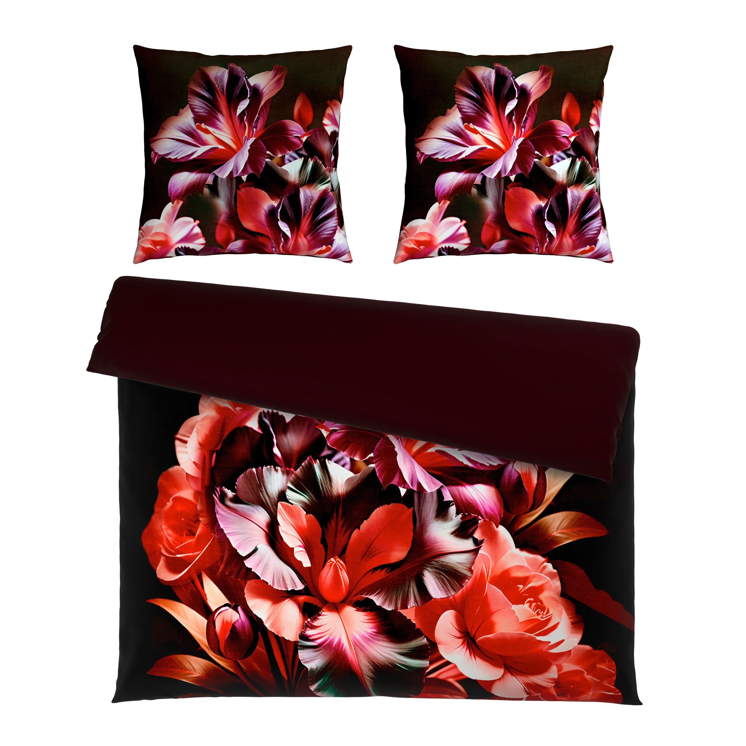 WENDEBETTWÄSCHE Satin 200/200 cm  - Lila, Textil (200/200cm) - Novel