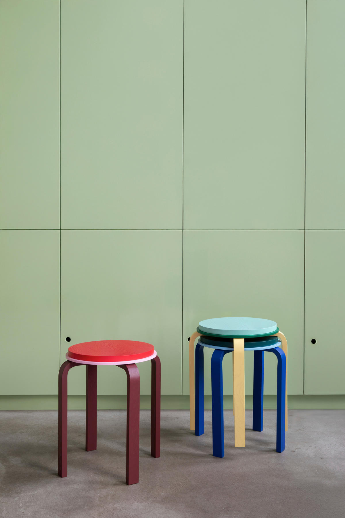 HOCKER REMEMBER Rot  - Rot, Basics (40/45cm)