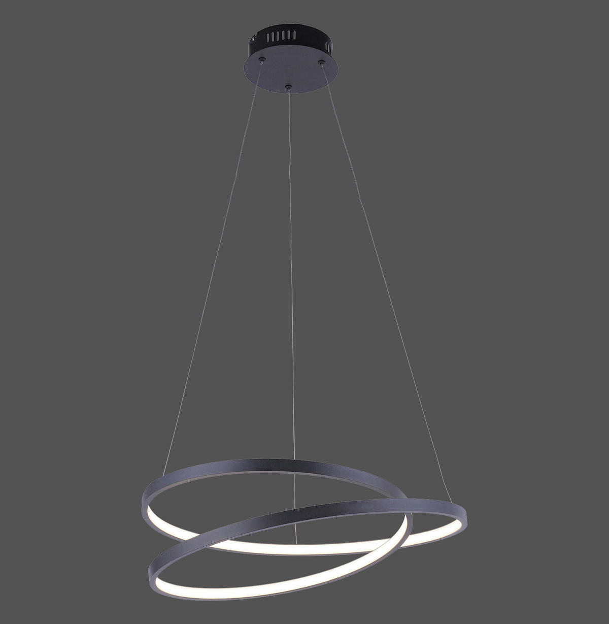 LED-HÄNGELEUCHTE 60/60/100 cm  - Schwarz, Design, Kunststoff/Metall (60/60/100cm) - Paul Neuhaus