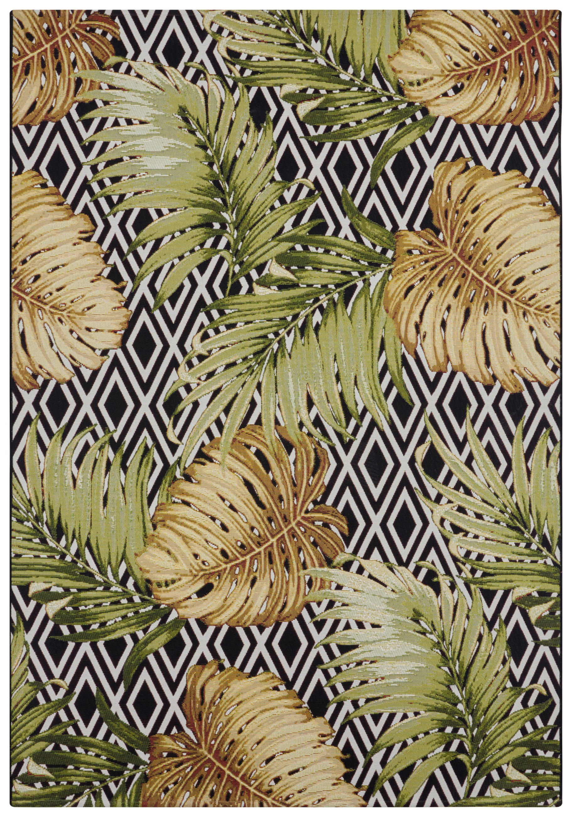 OUTDOORTEPPICH 80/165/165 cm Flair Multicolor  - Multicolor, Design, Kunststoff/Textil (80/165/165cm)