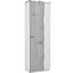 GARDEROBENSCHRANK Wildeiche lackiert Eichefarben, Weiß - Eichefarben/Schwarz, Design, Holz/Metall (61/200/36cm) - DIETER KNOLL