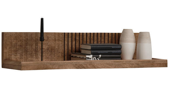 WANDBOARD  100/20/25 cm  - Hellbraun/Naturfarben, Design, Holz (100/20/25cm) - Carryhome