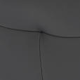 RELAXSESSEL Lederlook Kombination Echtleder/Lederlook Relaxfunktion, Kopfteilverstellung, Fußteilverstellung    - Schwarz/Alufarben, Design, Leder/Textil (83/114/85cm) - Xora