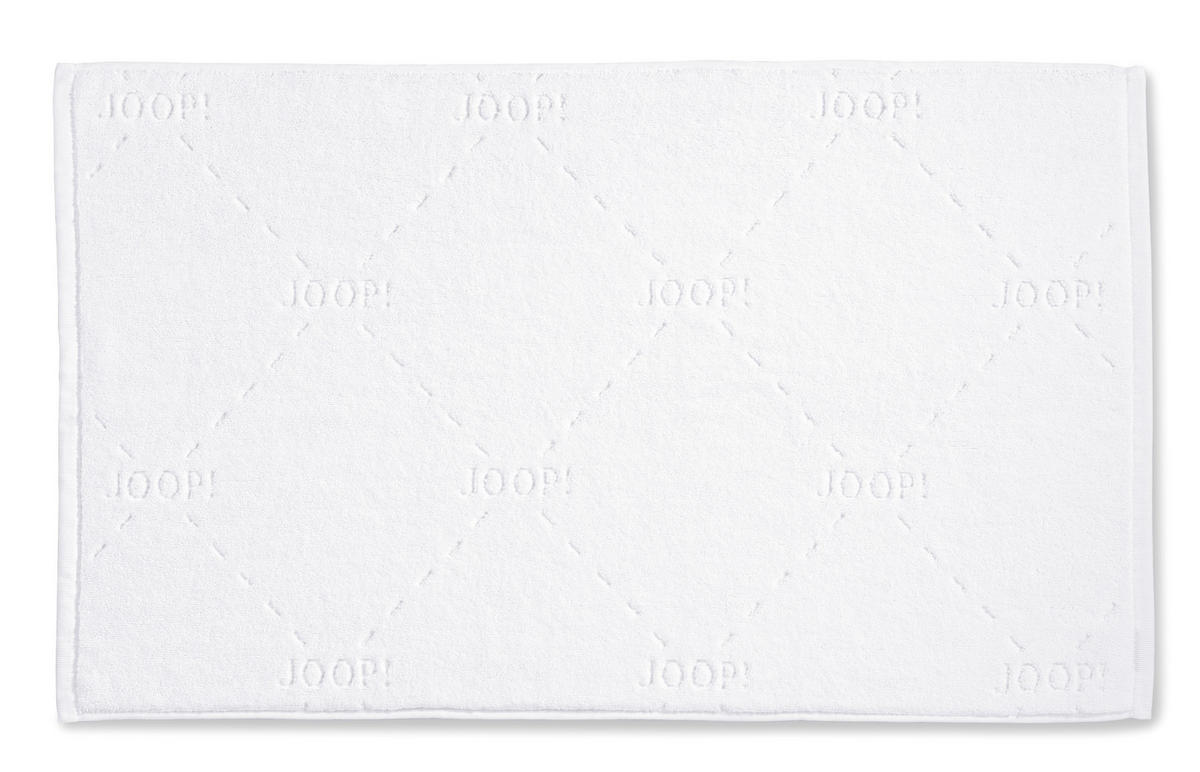 BADTEPPICH Weiß 55/85 cm  - Weiß, Design, Textil (55/85cm) - Joop!