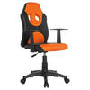 JUGENDDREHSTUHL Orange, Schwarz  - Schwarz/Orange, Basics, Kunststoff (54/90-100/48cm) - MID.YOU