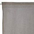 FERTIGVORHANG transparent  - Graubraun, Trend, Textil (140/245cm) - Esposa