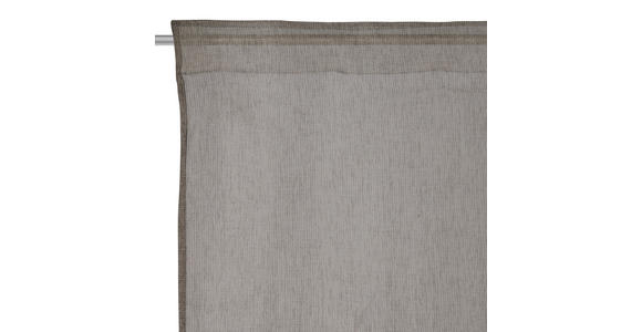 FERTIGVORHANG transparent  - Graubraun, Trend, Textil (140/245cm) - Esposa