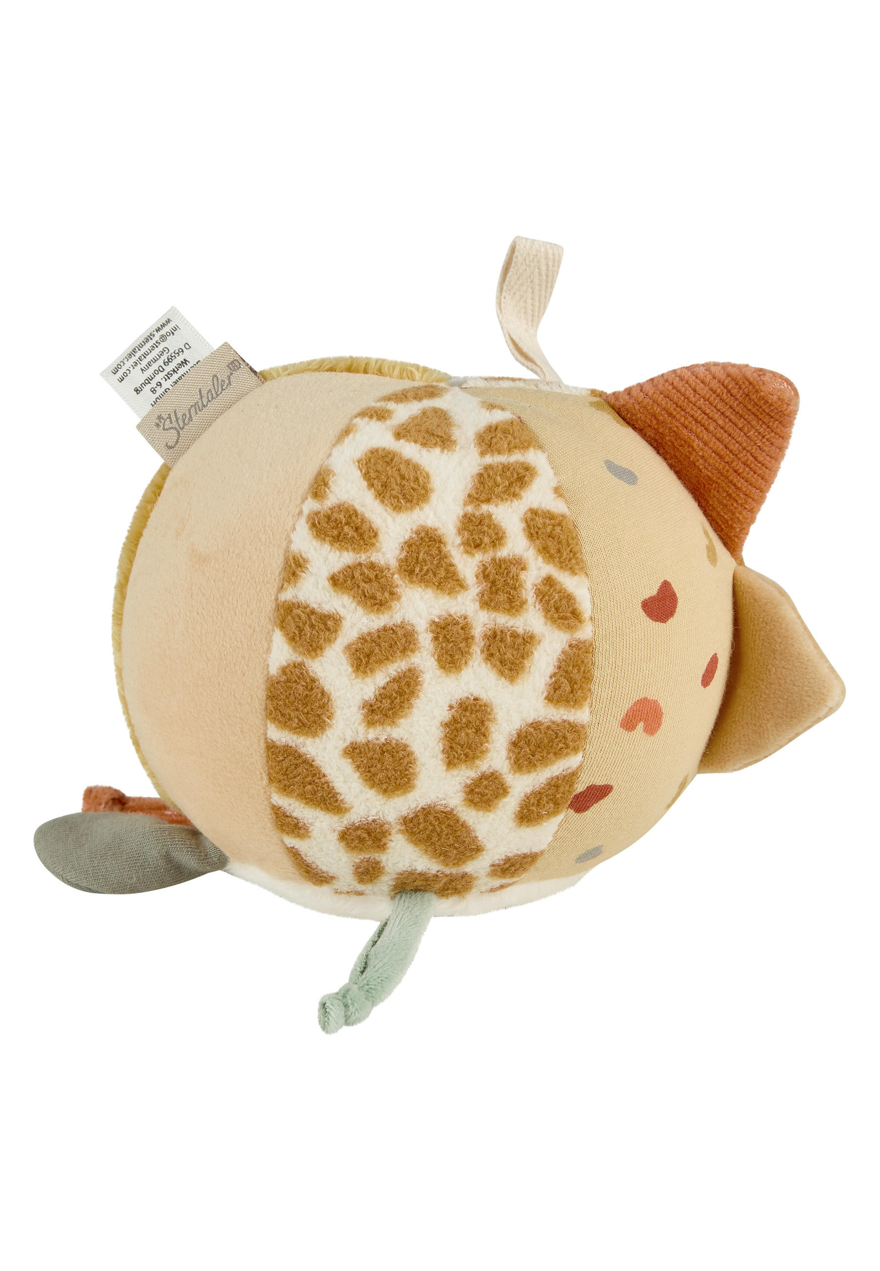 STOFFBALL - Multicolor, Basics, Textil (11cm) - Sterntaler