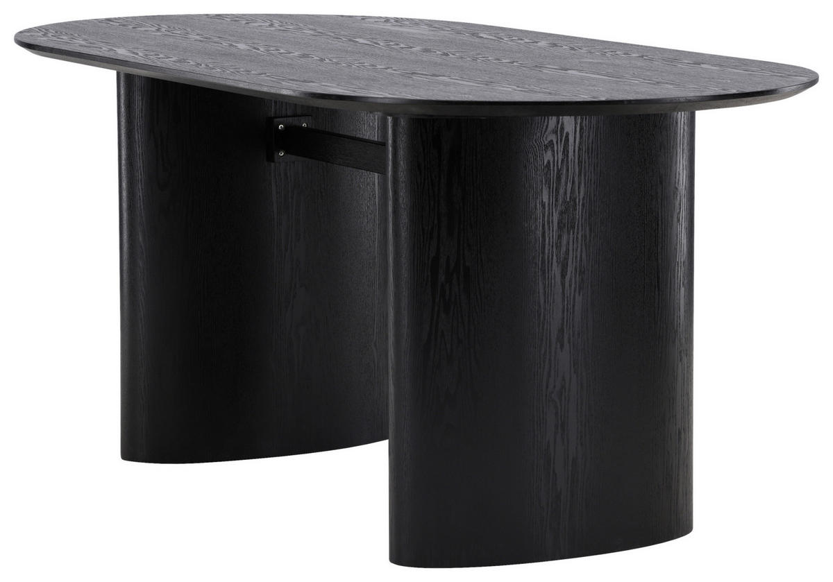 ESSTISCH in Holzwerkstoff 180/90/75 cm  - Schwarz, Design, Holzwerkstoff (180/90/75cm) - Livetastic