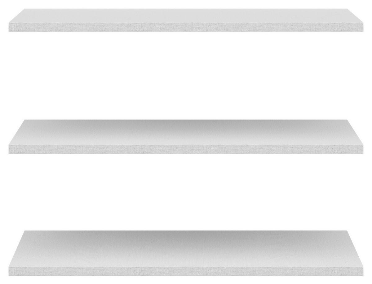 EINLEGEBODENSET 88/1,8/48 cm Hellgrau  - Hellgrau, Holzwerkstoff (88/1,8/48cm) - Boxxx